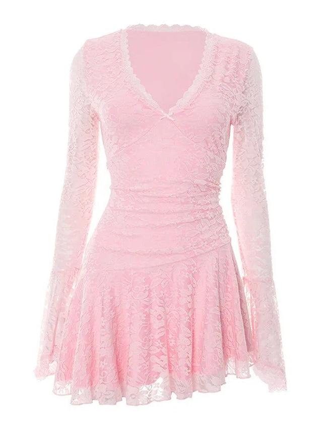 Aspen Lace Mini Dress - Fashion Pov