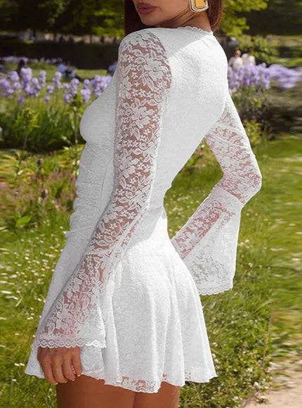 Aspen Lace Mini Dress - Fashion Pov