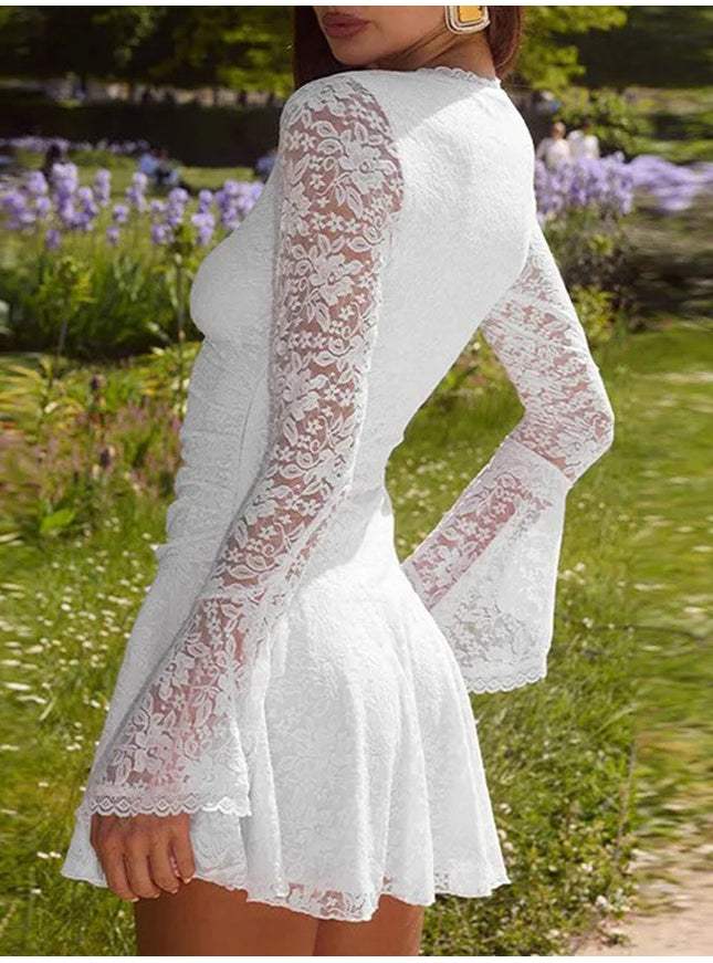 Aspen Lace Mini Dress - Fashion Pov