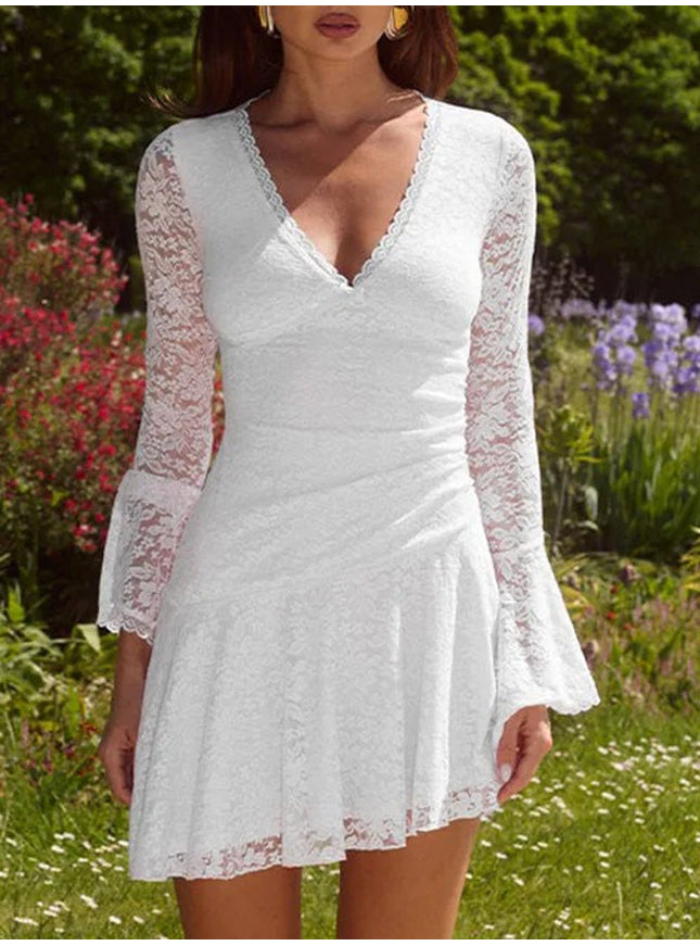 Aspen Lace Mini Dress - Fashion Pov