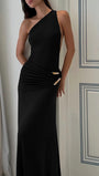 Athena One Shoulder Backless Maxi Dress - Fashion Pov