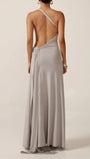 Athena One Shoulder Backless Maxi Dress - Fashion Pov