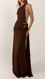 Athena One Shoulder Backless Maxi Dress - Fashion Pov