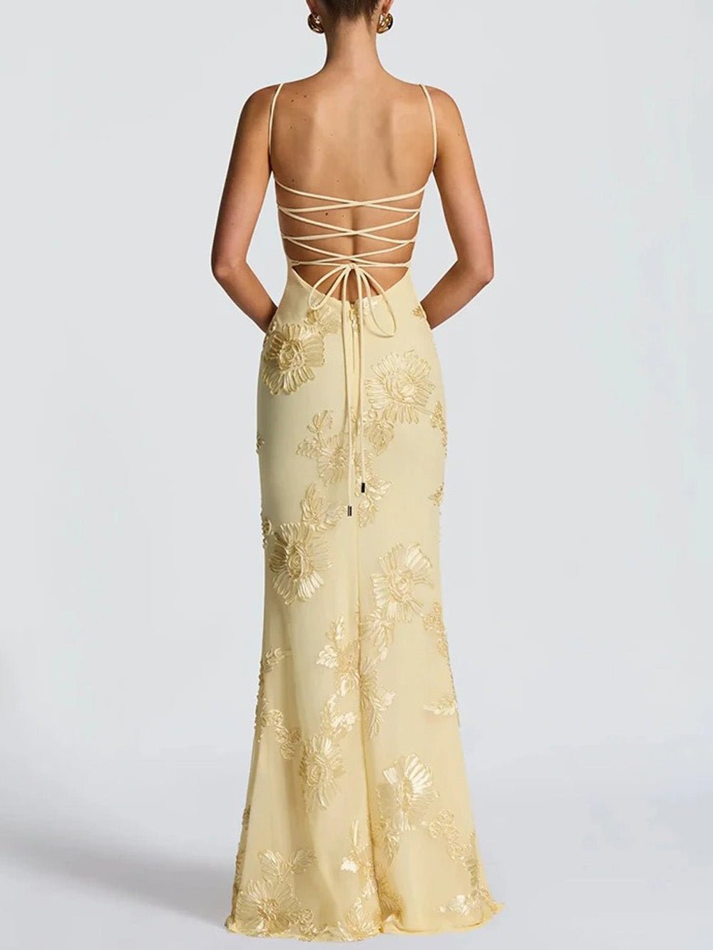 Aurelia Floral Print Maxi Dress - Fashion Pov