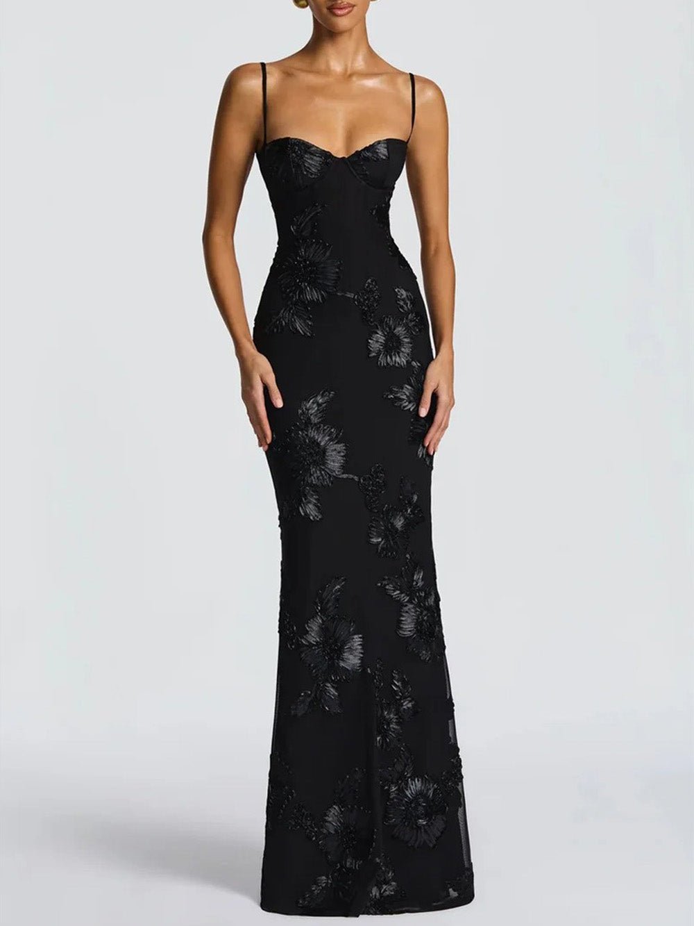 Aurelia Floral Print Maxi Dress - Fashion Pov