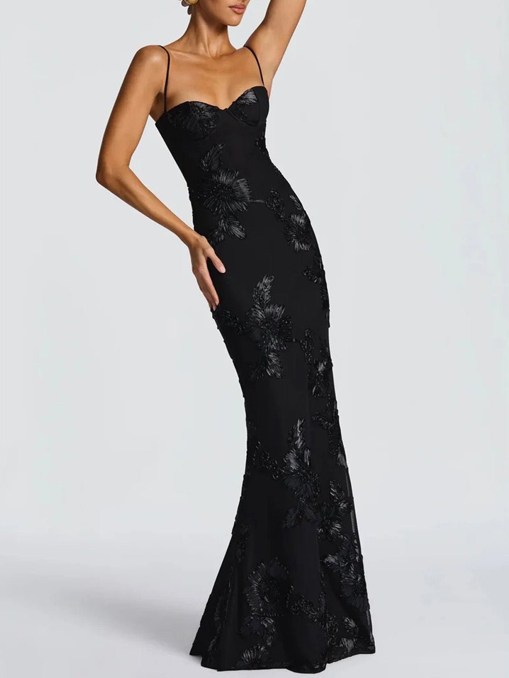 Aurelia Floral Print Maxi Dress - Fashion Pov