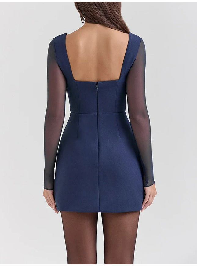 Ava Long Sleeve Mini Dress - Fashion Pov
