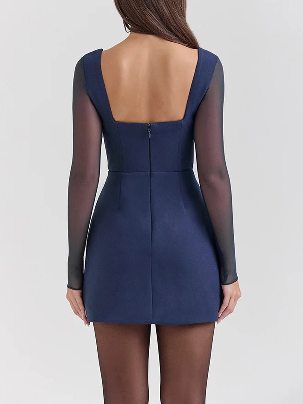 Ava Long Sleeve Mini Dress Black / M Ava Long Sleeve Mini Dress Black / M