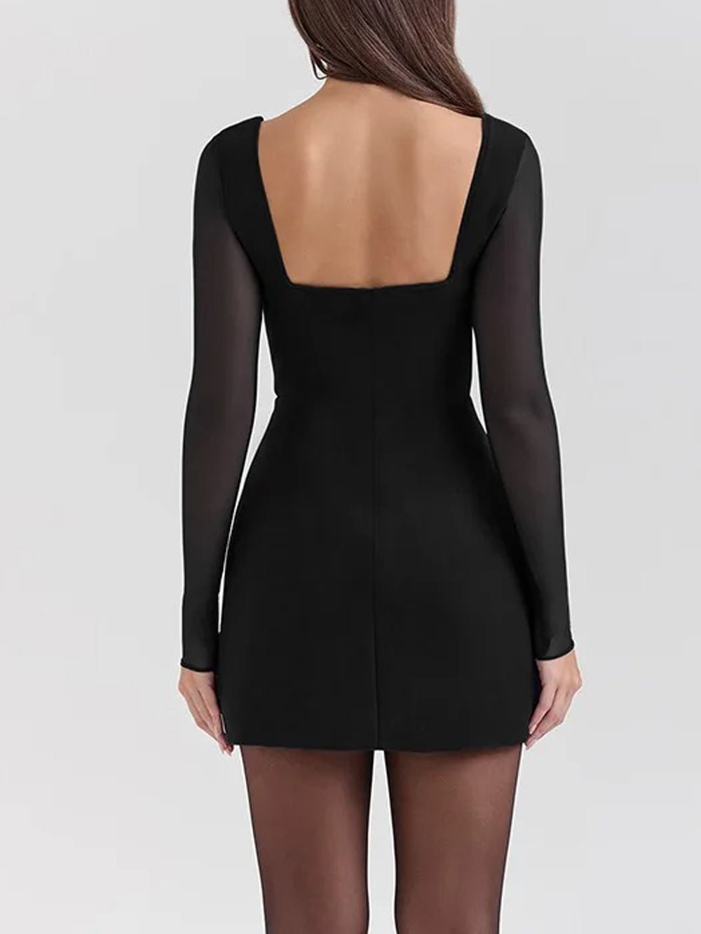 Ava Long Sleeve Mini Dress - Fashion Pov