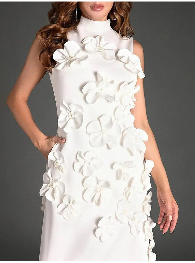 Ava Sleeveless Midi Dress - Fashion Pov