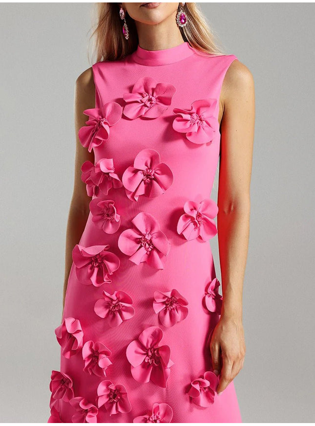 Ava Sleeveless Midi Dress - Fashion Pov