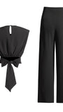 Avril Sleeveless Wide Leg Pant Chic Set - Fashion Pov