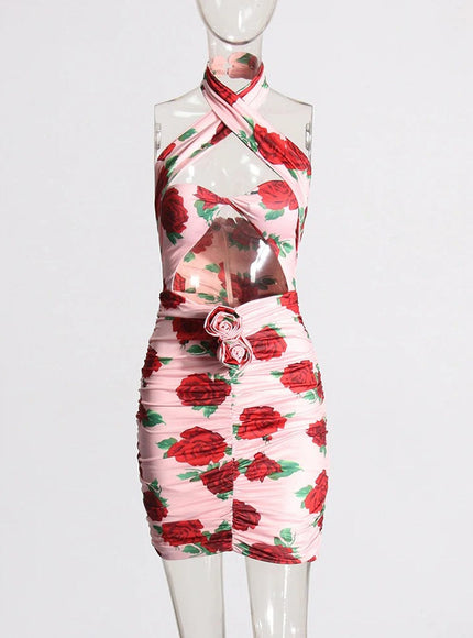 Baillie Hollow Out Mini Dress - Fashion Pov
