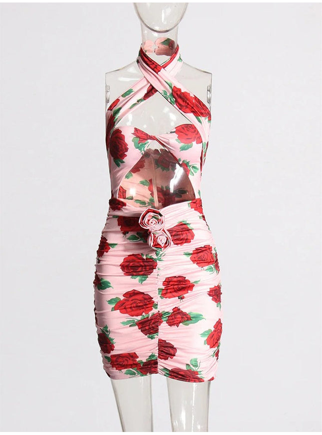 Baillie Hollow Out Mini Dress - Fashion Pov