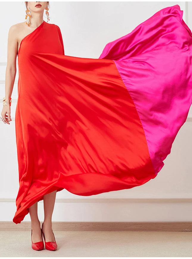 Barbie Sleeveless Casual Irregular Maxi Dress - Fashion Pov