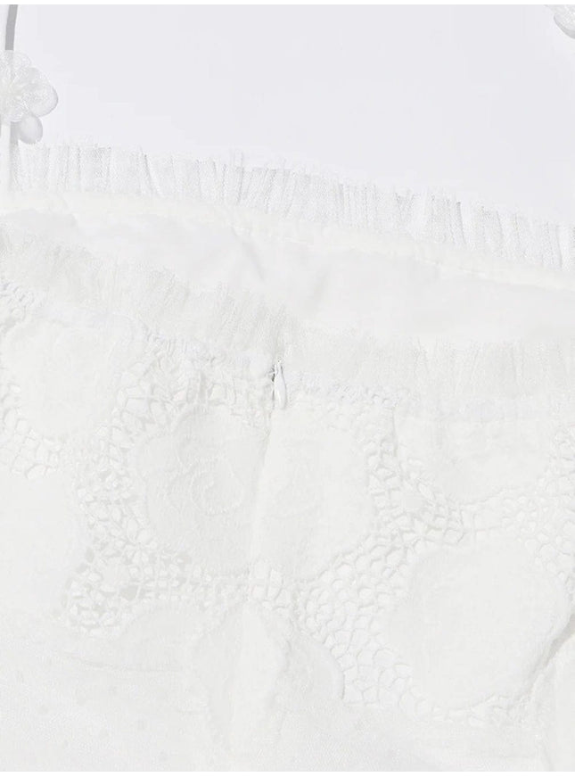 Bela Sleeveless Hollow Out Midi Dress - Fashion Pov