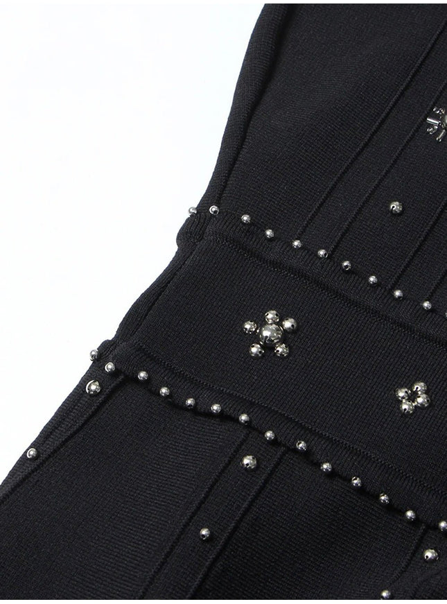 Bethany Diamond Sleeveless Midi Dress - Fashion Pov