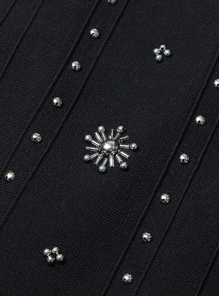 Bethany Diamond Sleeveless Midi Dress - Fashion Pov