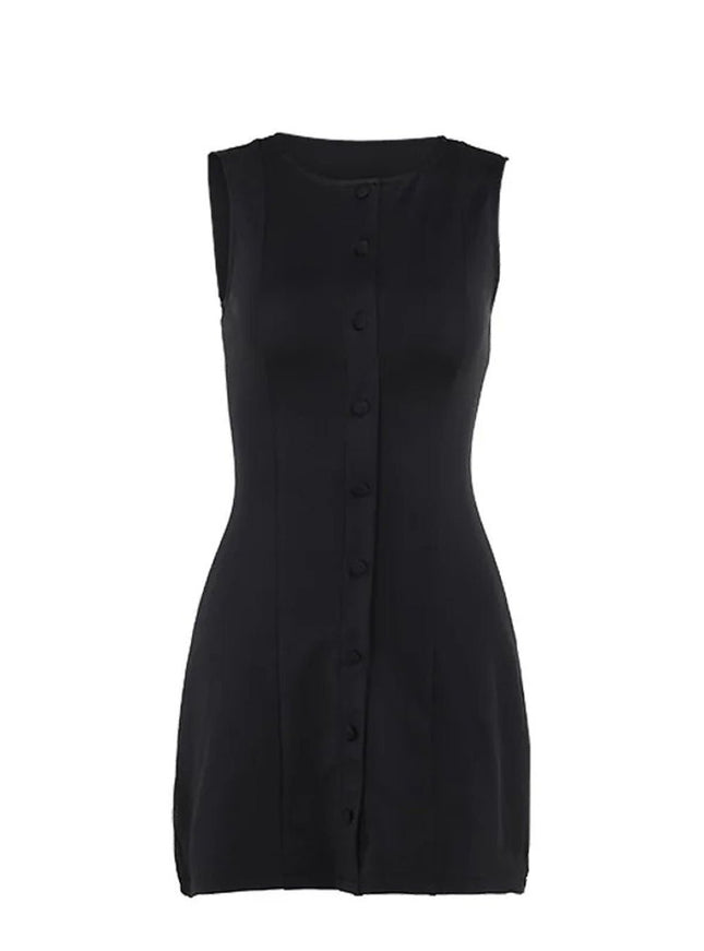 Bethany Sleeveless Bodycon Mini Dress - Fashion Pov