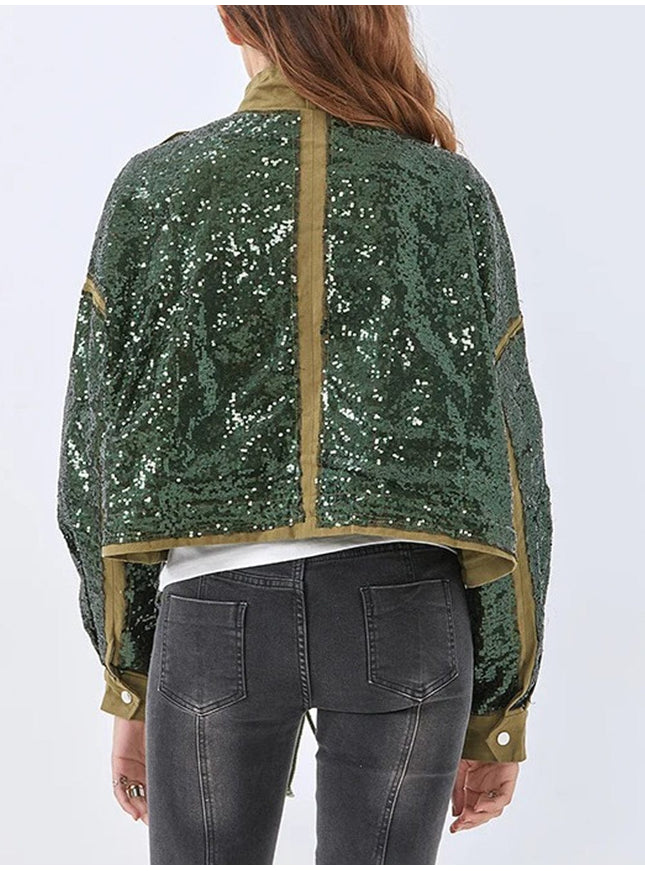 Beverly Sequined Casual Jacket - Fashion Pov
