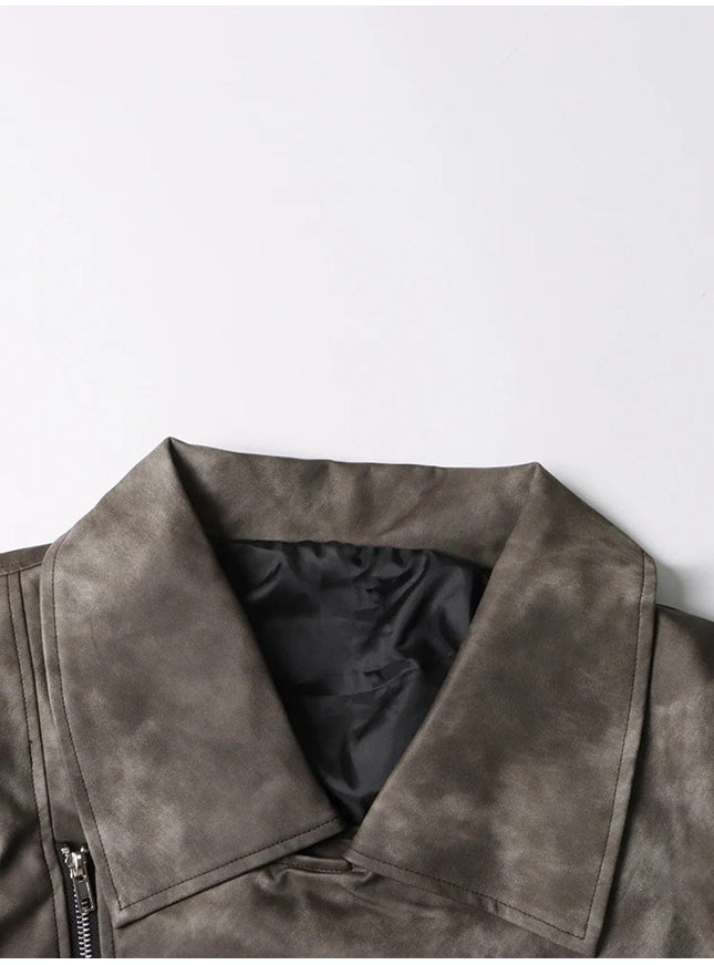 Beyounch Leather Streetwear Chic Solid Coat - Fashion Pov