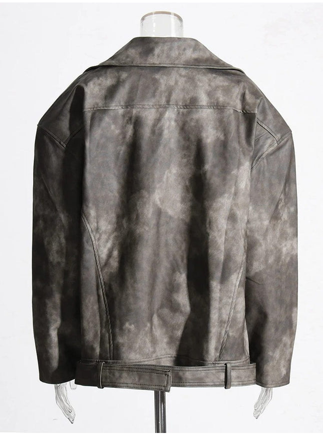 Beyounch Leather Streetwear Chic Solid Coat - Fashion Pov