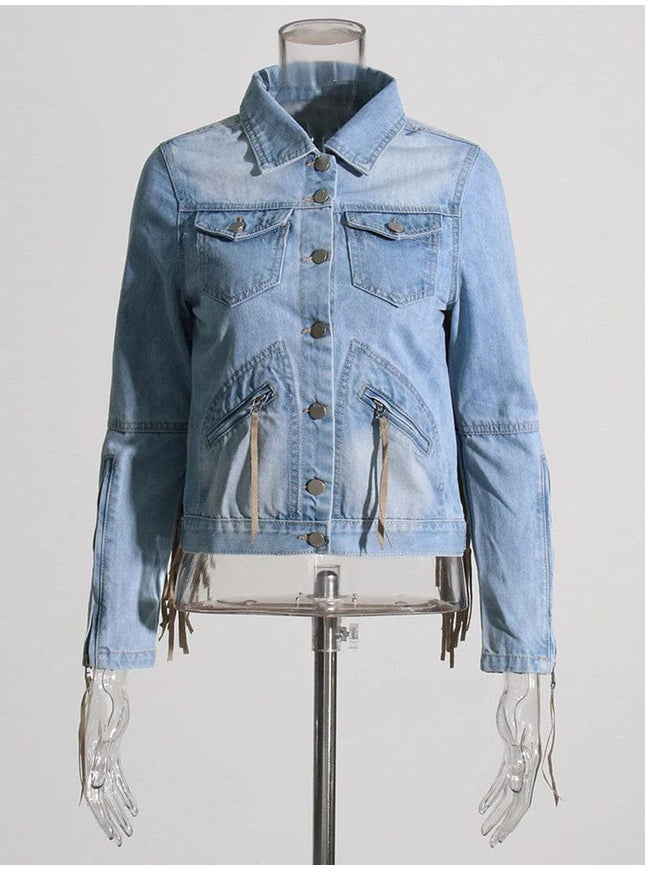 Bhavini Tassel Casual Jacket - Fashion Pov