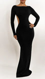 Bianca Backless Maxi Dress - Fashion Pov