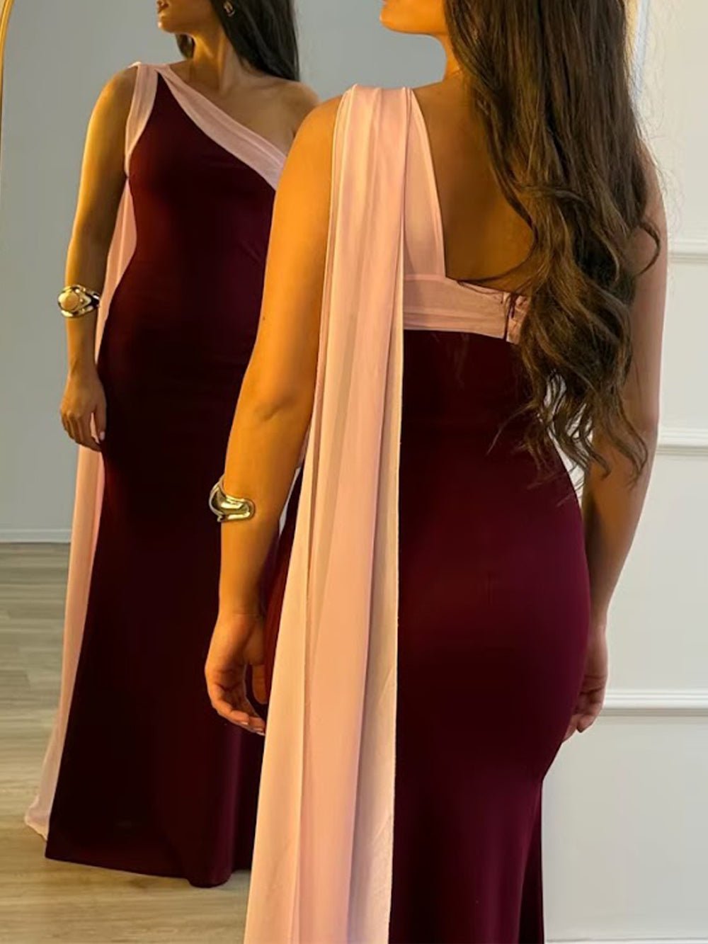 Bianca Draped One Shoulder Gown - Fashion Pov