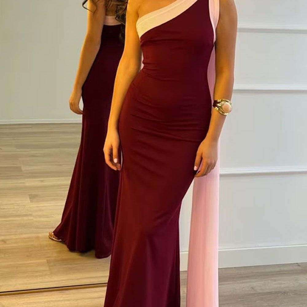 Bianca Draped One Shoulder Gown - Fashion Pov