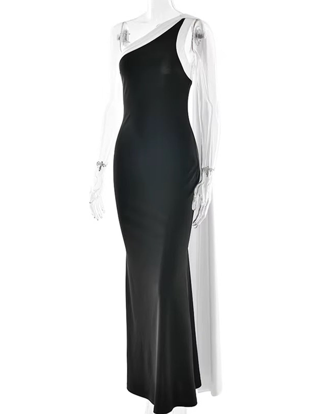 Bianca Draped One Shoulder Gown - Fashion Pov