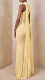 Bianca Halter Fluid Maxi Dress - Fashion Pov