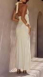 Bianca Plunge Ring Maxi Dress - Fashion Pov