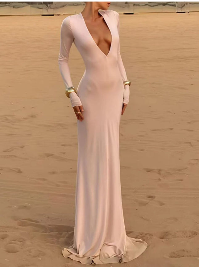 Blair Long Sleeve Maxi Dress - Fashion Pov