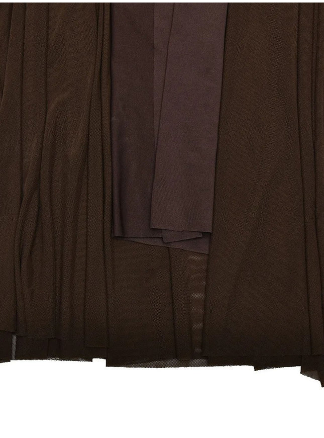 Blake Pleated Maxi Dress - Fashion Pov