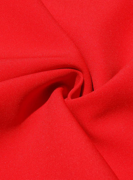 Bobbi Colorblock Appliques Midi Dress - Fashion Pov