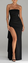 Breanna Off Shoulder Bodycon Maxi Dress - Fashion Pov
