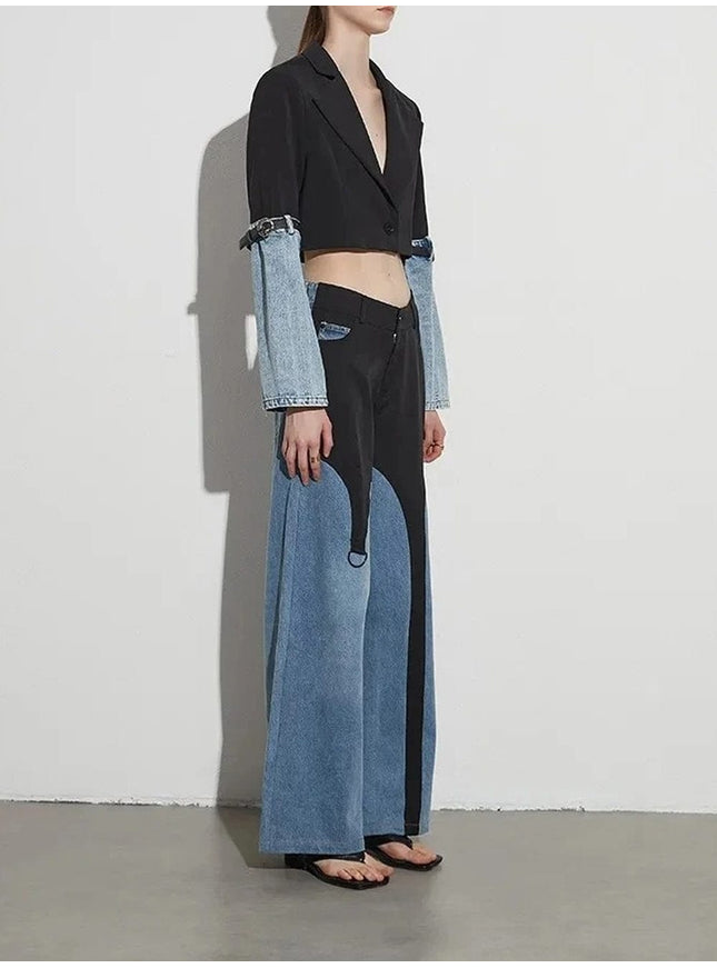 Brekell Streetwear Denim Jeans Pant - Fashion Pov