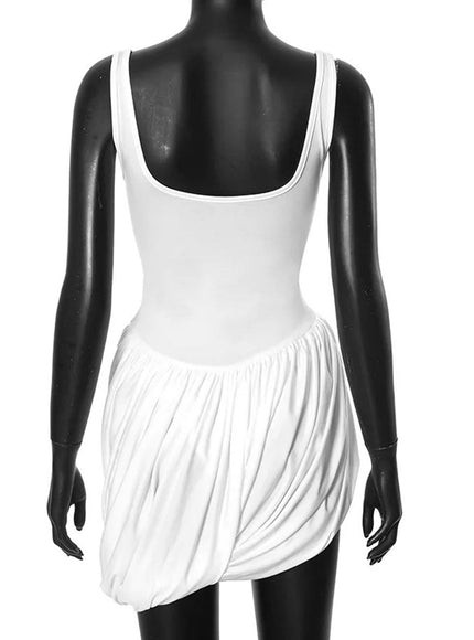 Brielle Sleeveless Split Mini Dress - Fashion Pov