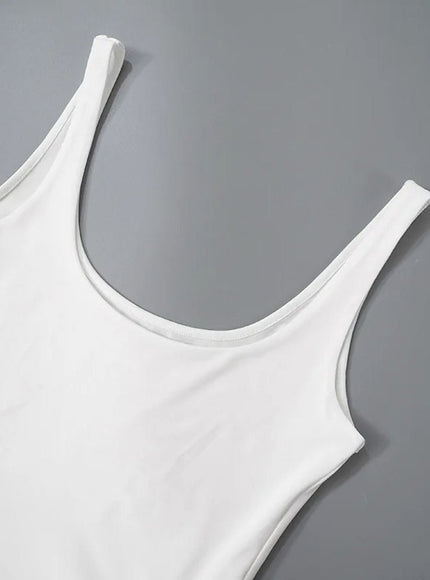 Brielle Sleeveless Split Mini Dress - Fashion Pov