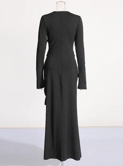 Bronte Long Sleeve Maxi Dress - Fashion Pov