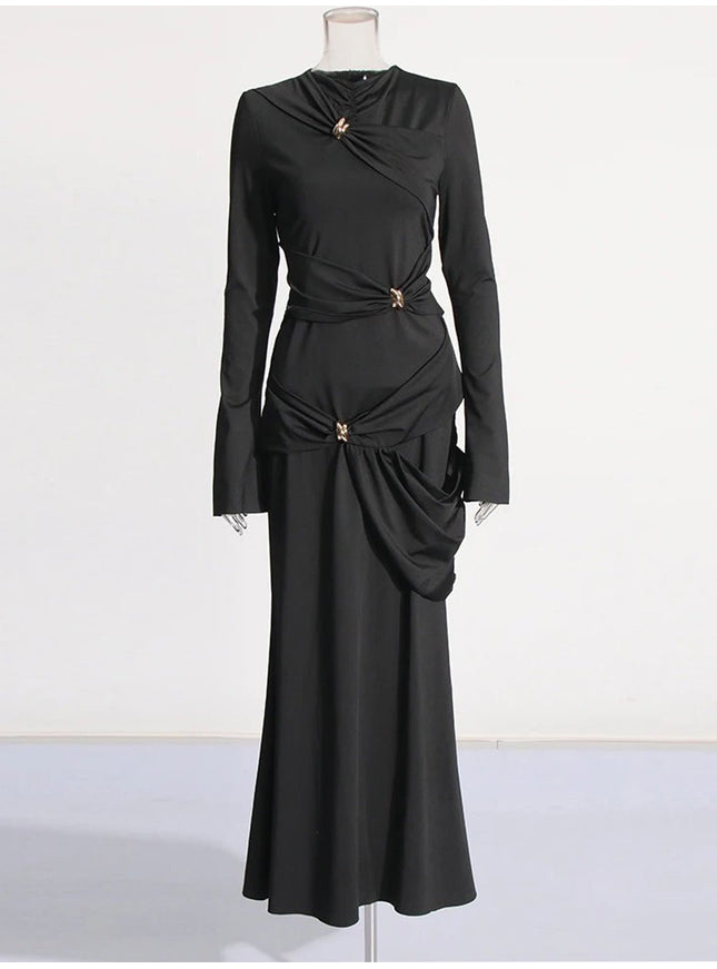 Bronte Long Sleeve Maxi Dress - Fashion Pov
