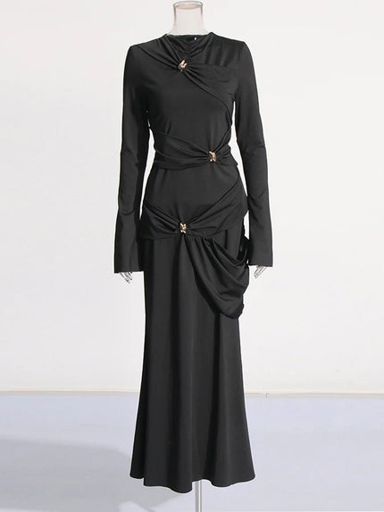 Bronte Long Sleeve Maxi Dress - Fashion Pov