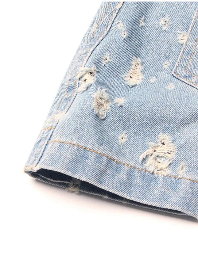 Caeli Denim Sleeveless Mini Dress - Fashion Pov