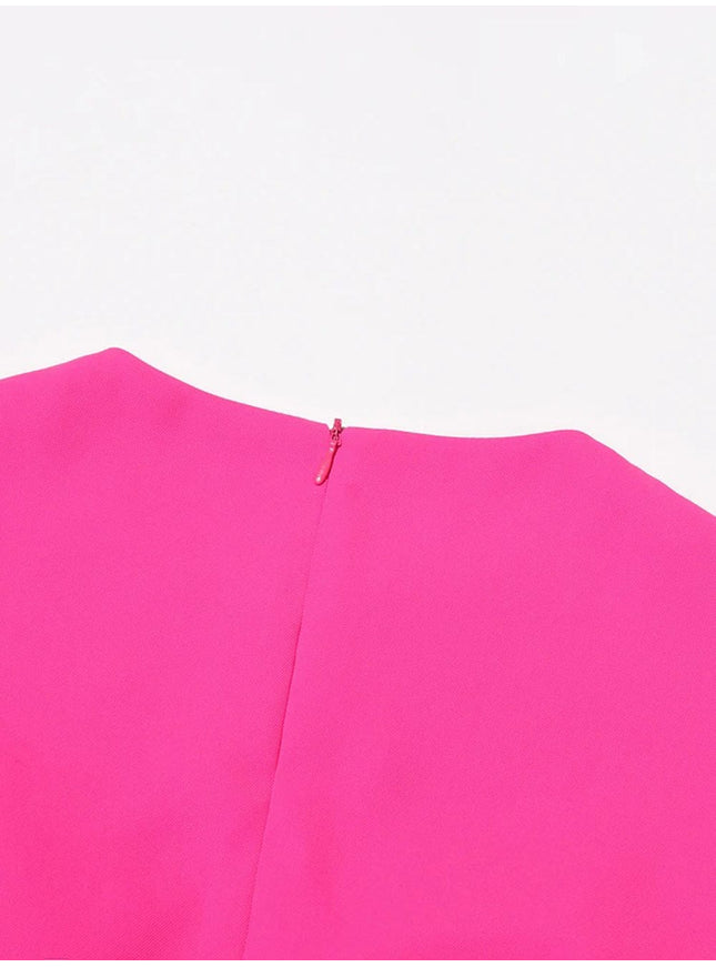 Caitlin Sleeveless Appliques Mini Dress - Fashion Pov
