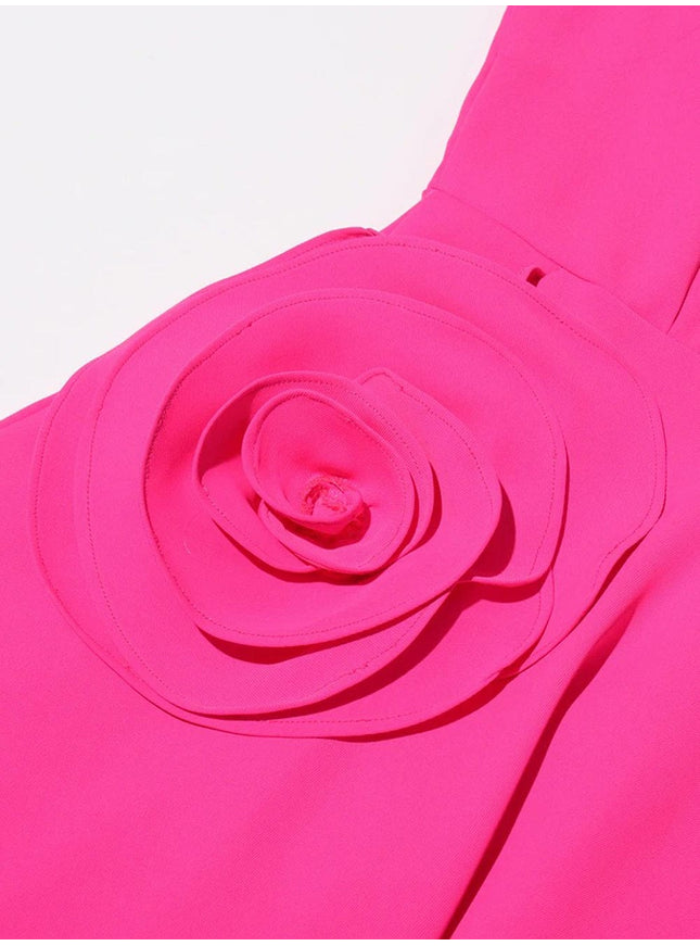 Caitlin Sleeveless Appliques Mini Dress - Fashion Pov