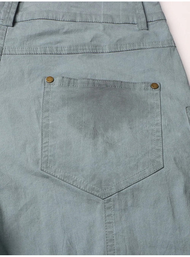 Caitlyn Streetwear Belt Flare Pant - Fashion Pov