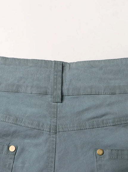 Caitlyn Streetwear Belt Flare Pant - Fashion Pov