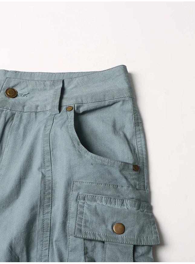 Caitlyn Streetwear Belt Flare Pant - Fashion Pov