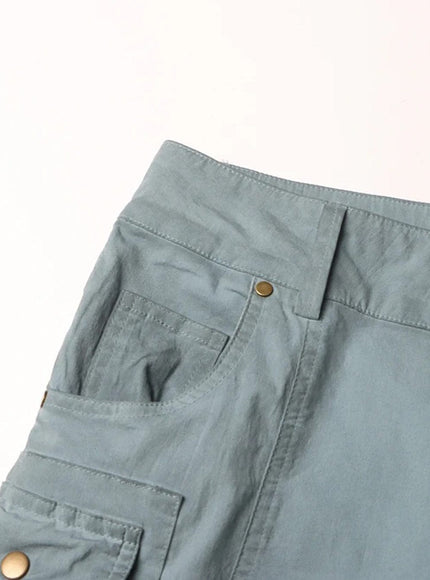 Caitlyn Streetwear Belt Flare Pant - Fashion Pov